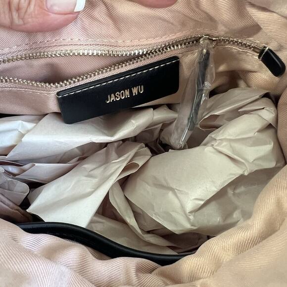 Jason Wu Fay Bubbles Puffy Shoulder Bag Black Quilted Small NEW - Picture 8 of 14